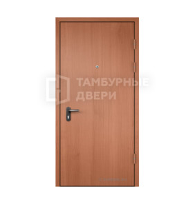 Дверь в тамбур глухая утепленная ламинат — МДФ ТД-68