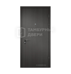 Дверь в тамбур глухая утепленная МДФ — ламинат ТД-72