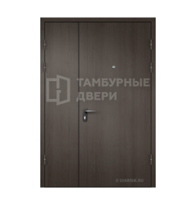 Дверь тамбурная глухая в коридор МДФ — скелет ТД-247
